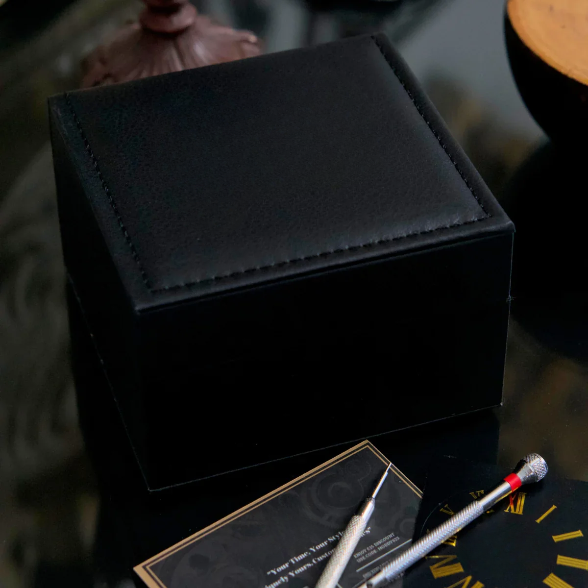 🎁 Leather Box + Adjustment Kit (100% off)