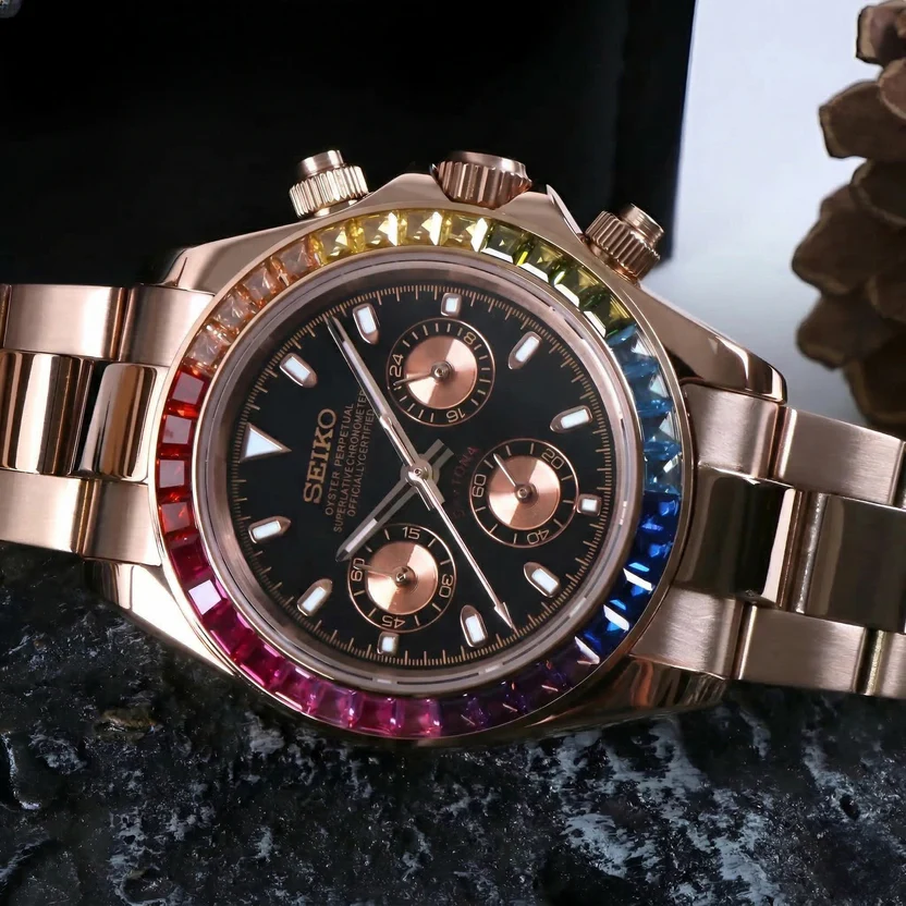 Seitona | Rainbow Rose Gold