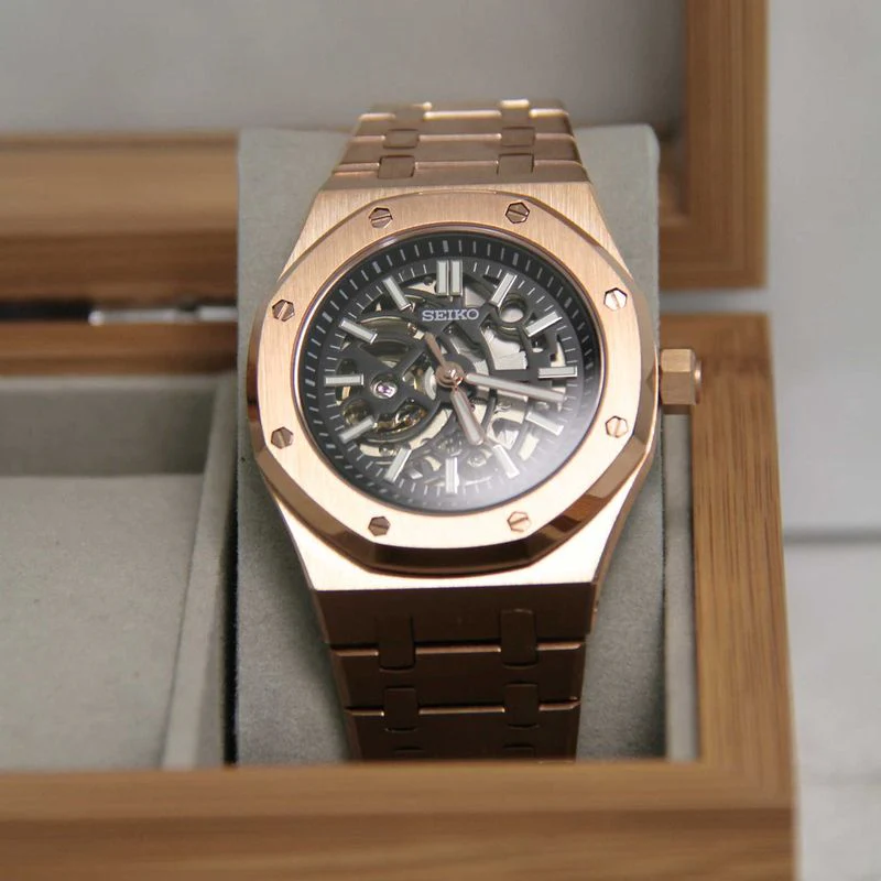 Royal Seikoak | Rose Gold Skeleton