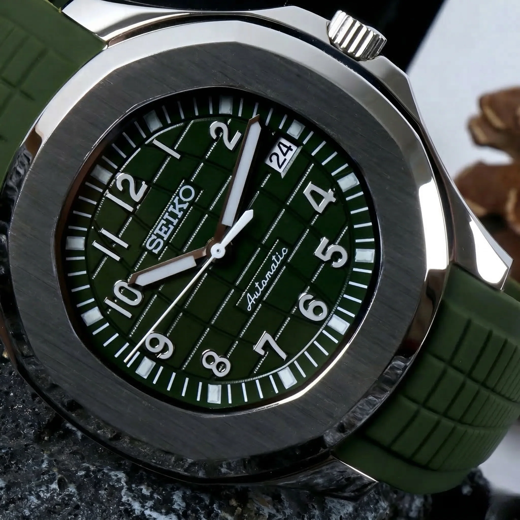Seiknaut | Dark Green Rubber
