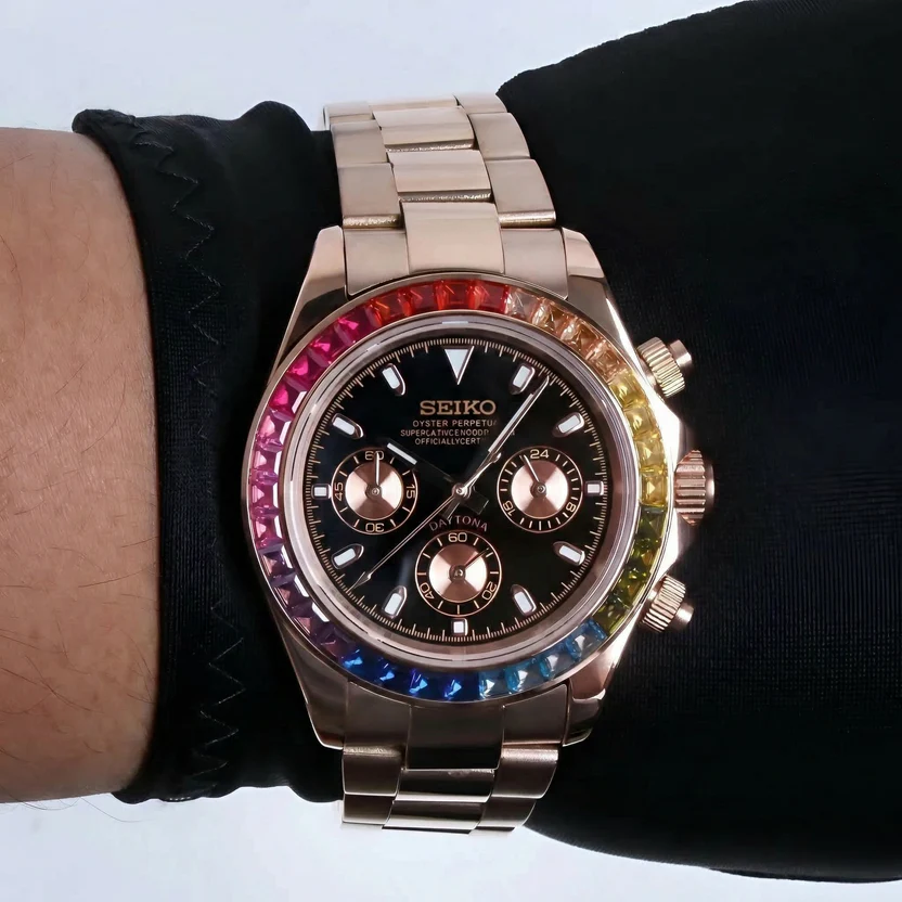 Seitona | Rainbow Rose Gold