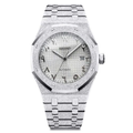 Royal Seikoak | Iced Out Silver Arabic