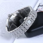 Royal Seikoak | Iced Out Silver Arabic