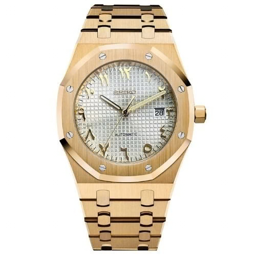 Royal Seikoak | Gold White Arabic