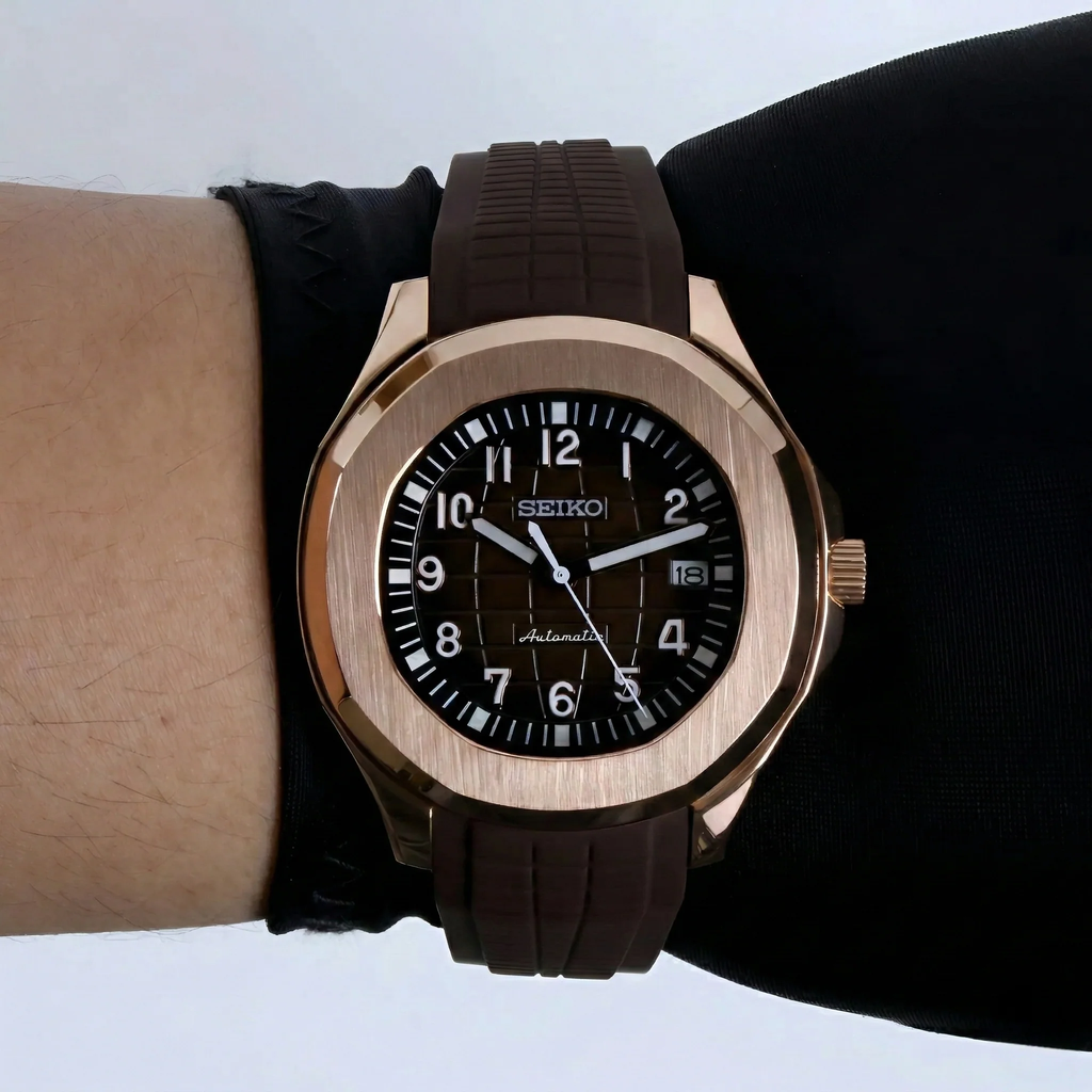 Seiknaut | Rose Gold Brown