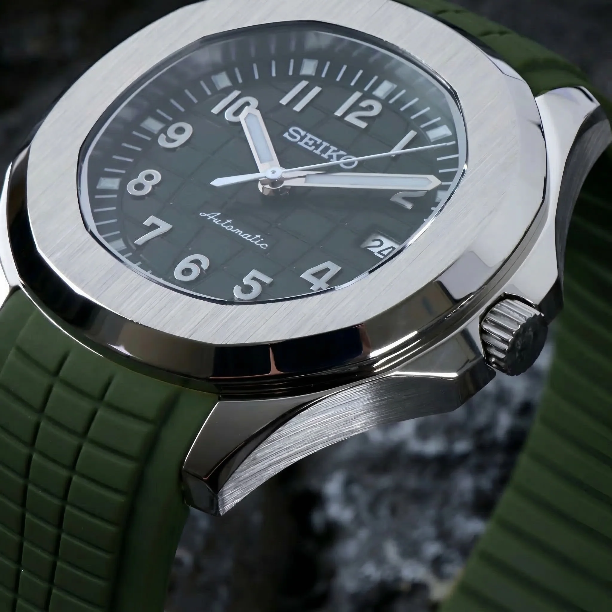 Seiknaut | Dark Green Rubber