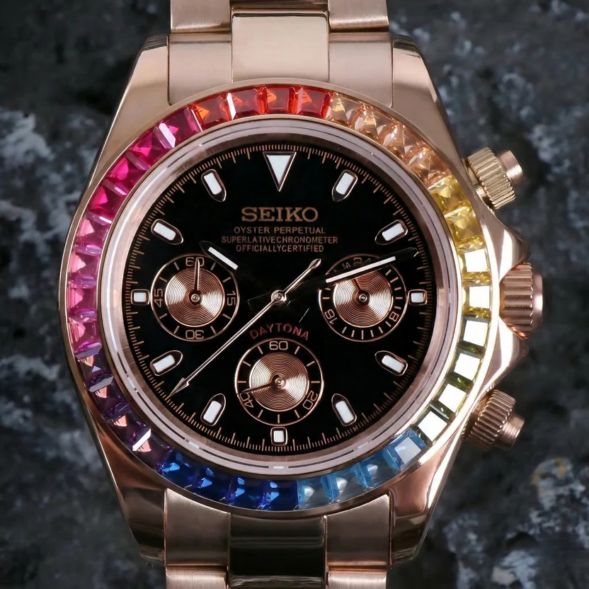 Seitona | Rainbow Rose Gold