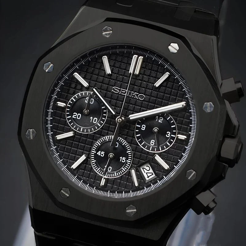 Royal Seikoak Mod | Blacked Out Chrono