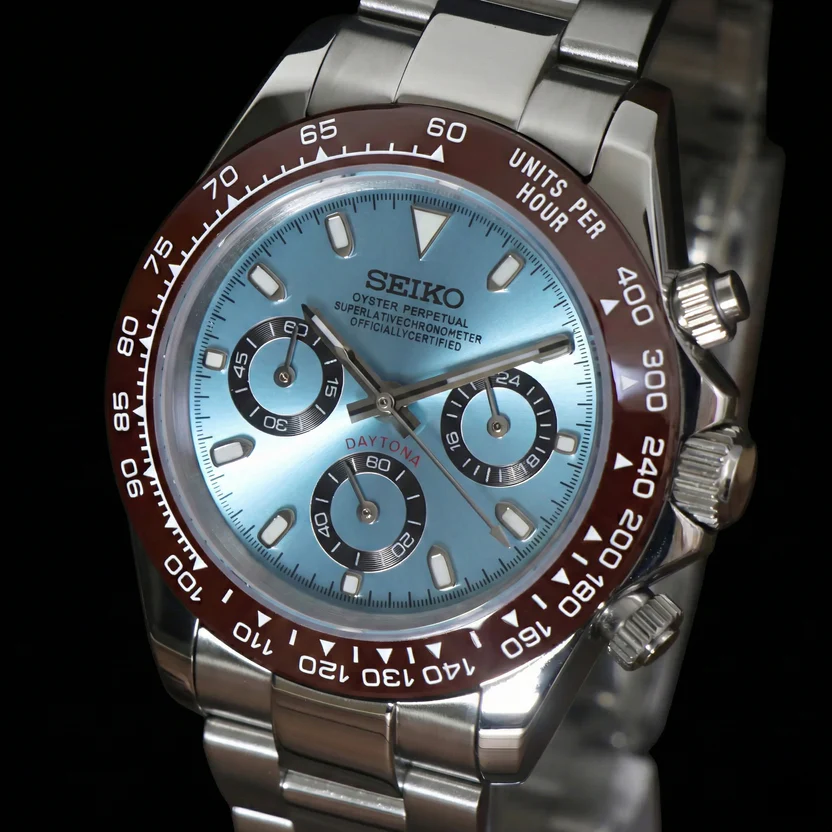 Seitona | Ice Blue Brown Bezel