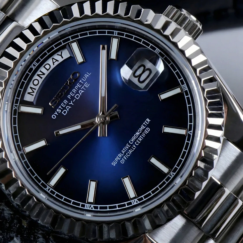 Seidate | Blue Sunburst Fluted