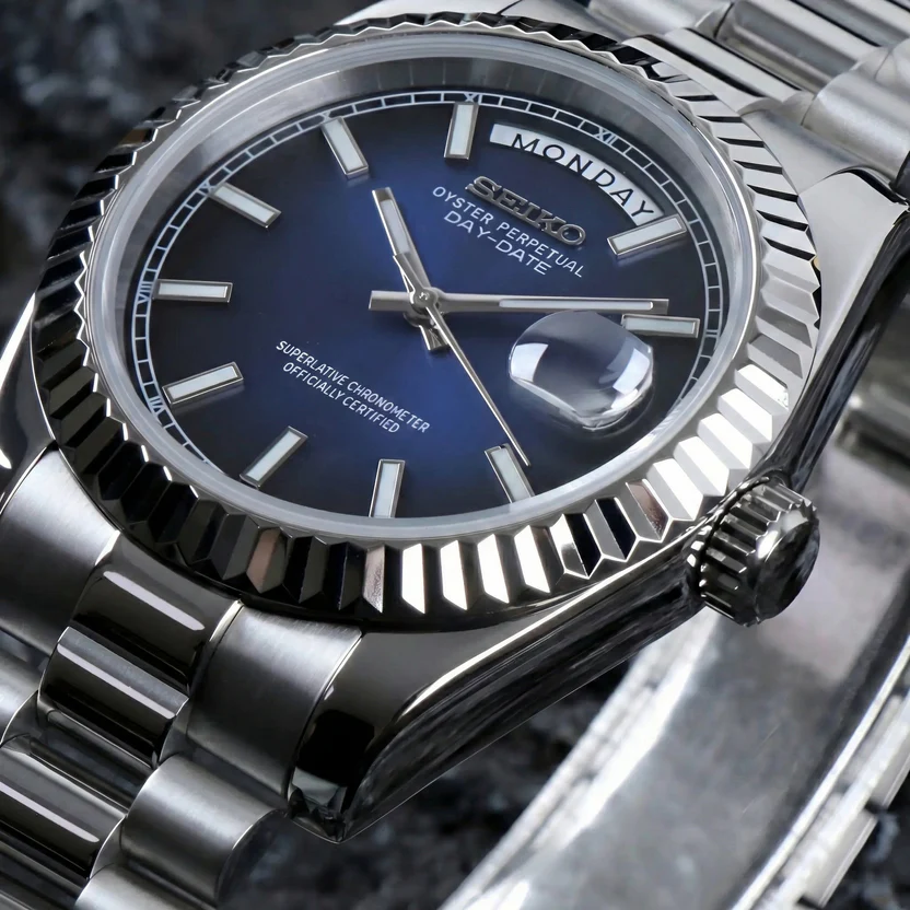 Seidate | Blue Sunburst Fluted