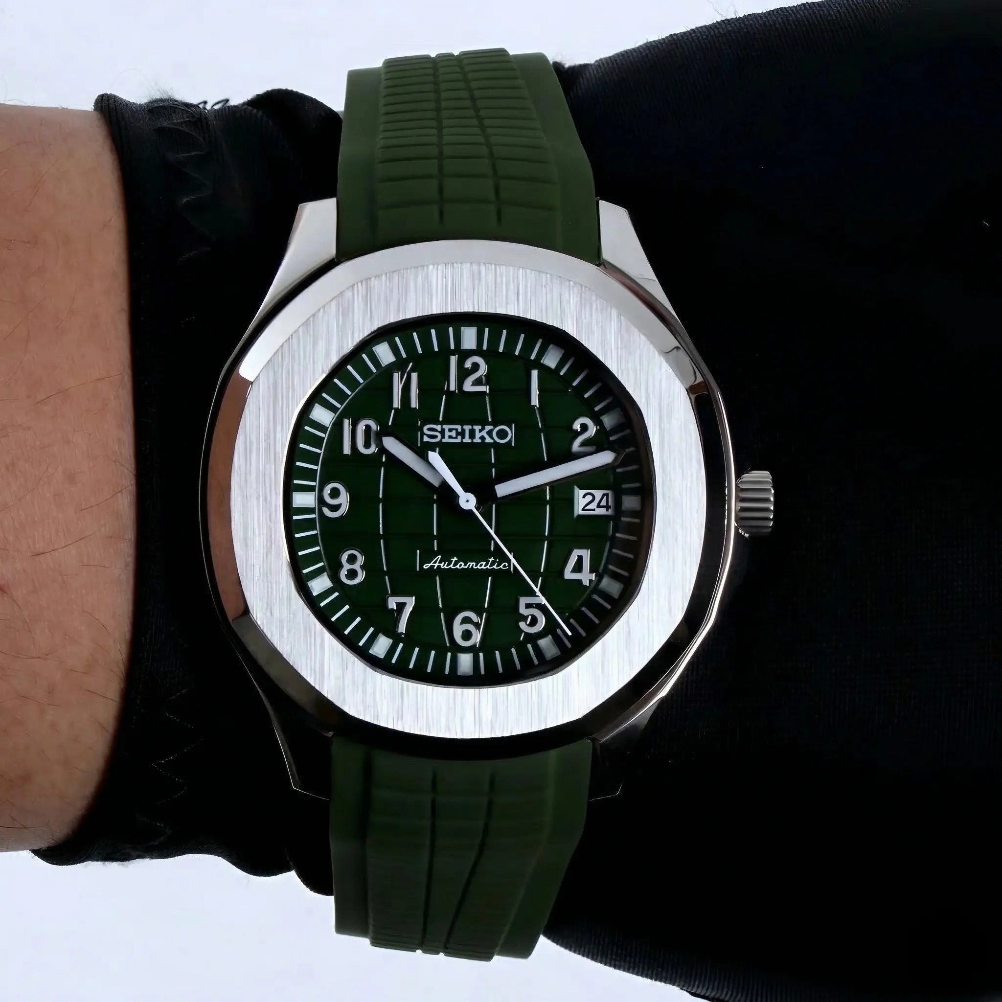 Seiknaut | Dark Green Rubber